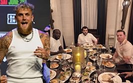 "Imagine Messi and Ronaldo grabbing dinner" - Jake Paul takes jab at Canelo Alvarez vs. Terence Crawford dinner meet-up with Turki Alalshikh