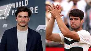 Carlos Alcaraz gives his take on who has the better hair between him and Carlos Sainz