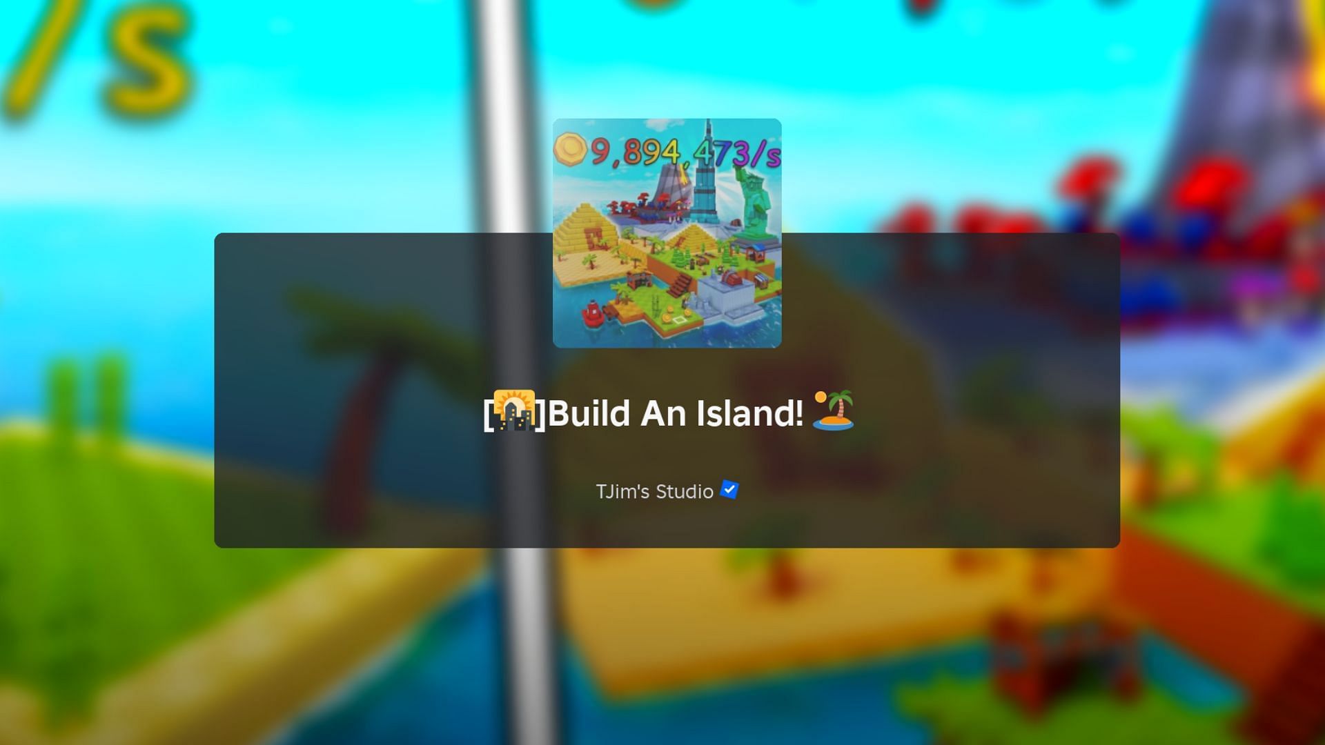 Build an Island loading screen