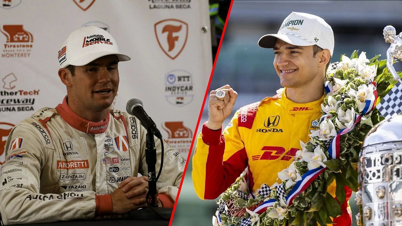 Kyle Kirkwood and Alex Palou | Image via Getty