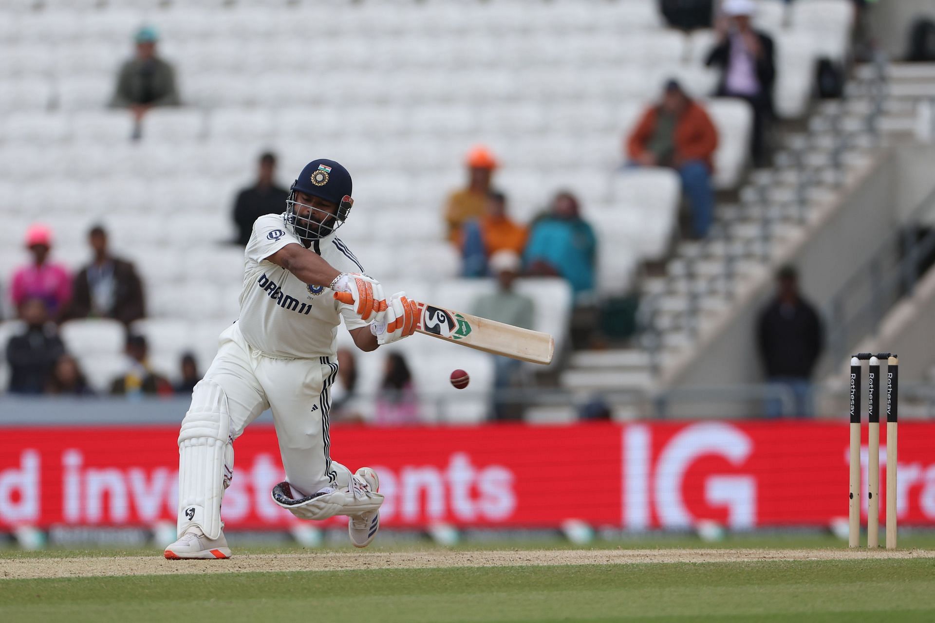 Rishabh Pant&#039;s 118-run knock was studded with 15 fours and three sixes. [P/C: Getty]