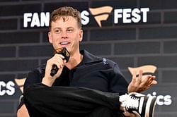 "Embarrassing" - NFL fans react as Joe Burrow flubs baseball throws at Fanatics Games