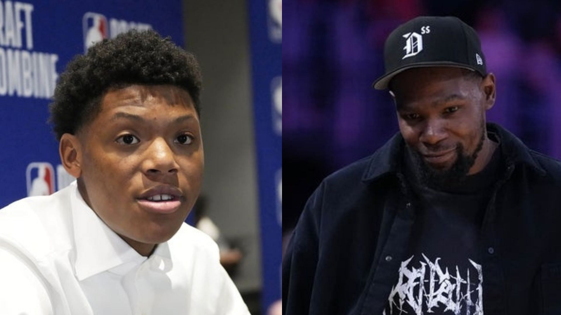 Image Source: Imagn - Ace Bailey and Kevin Durant