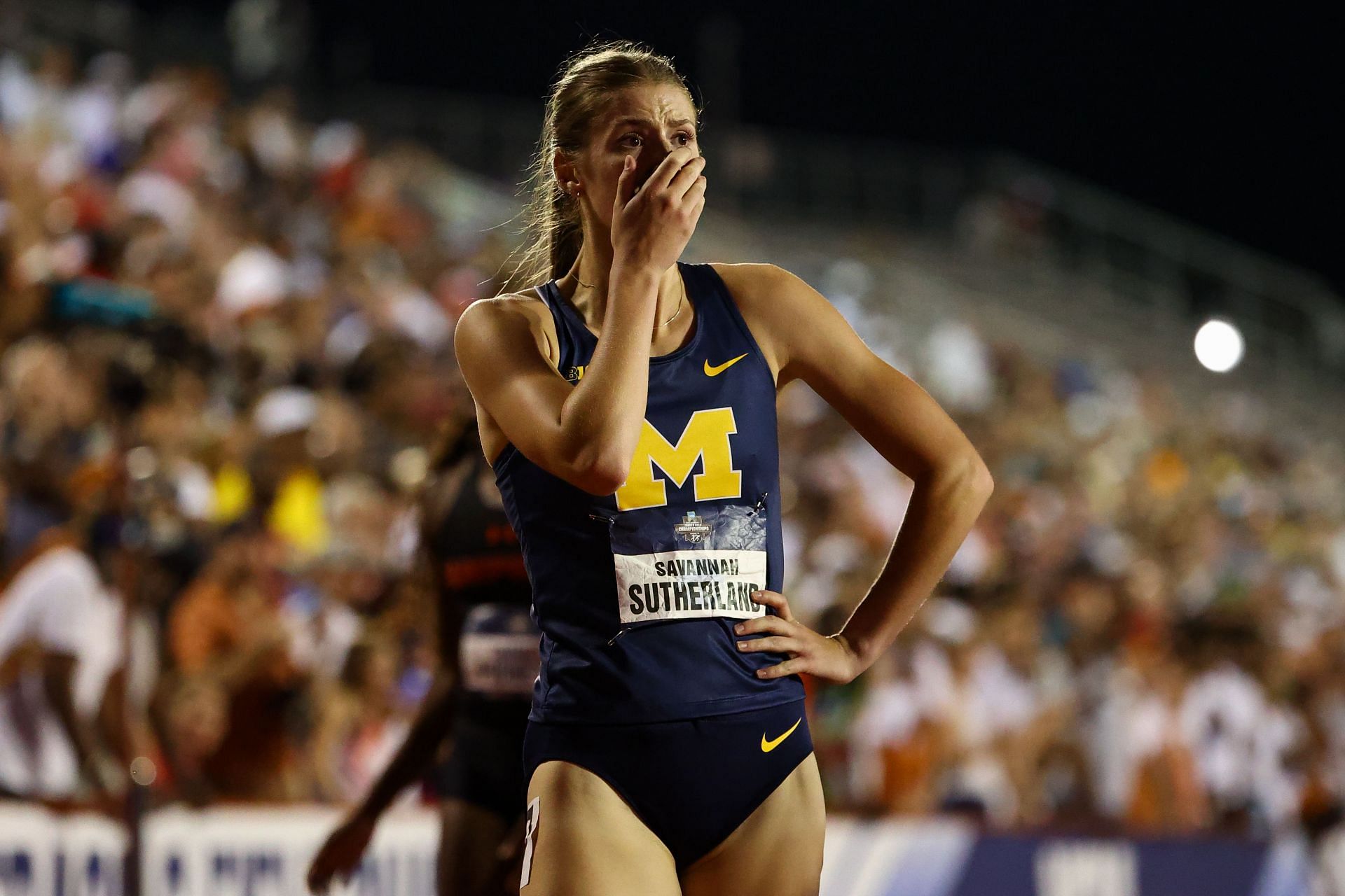 Sutherland in 2023 NCAA Division I Men and Women's Outdoo Track & Field Championship - (Source: Getty)