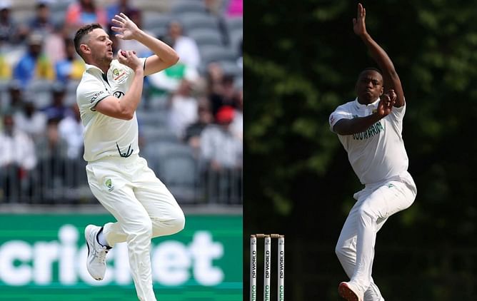 Kagiso Rabada vs Josh Hazlewood - comparing their stats after 70 Tests ahead of WTC 2025 final