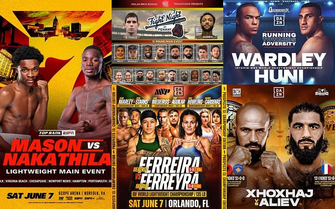 Boxing tonight (June 7, 2025): What are the fights lined up?