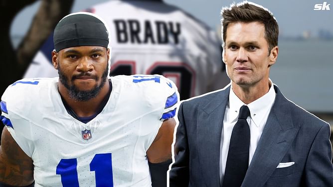 Tom Brady sends 3-letter message to Micah Parsons after delivering signed no. 12 jersey to Cowboys LB following viral Fanatics Fest standoff