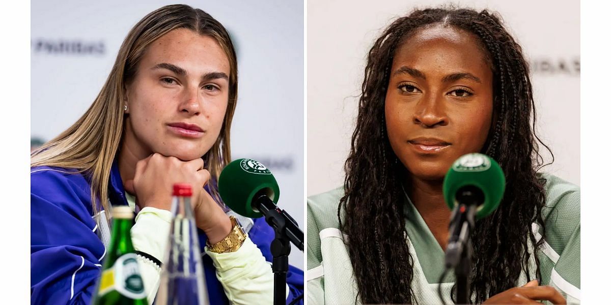 Aryna Sabalenka (L) and Coco Gauff (R) (Image Source: Getty)