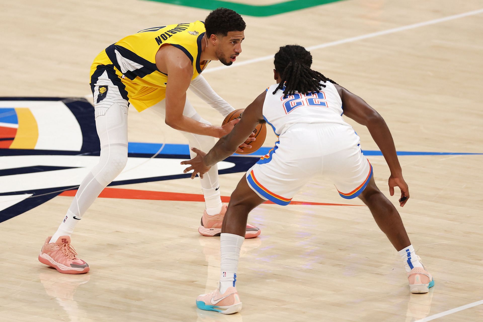 Tyrese Haliburton basks in another game-winning playoff performance. -- Photo by GETTY
