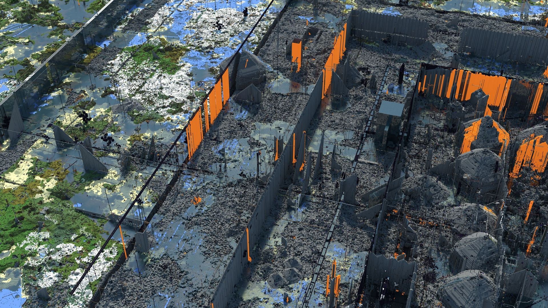 Anarchy servers are some of the most notorious and bizarre Minecraft multiplayer servers (Image via Reddit/u/ThebesAndSound)