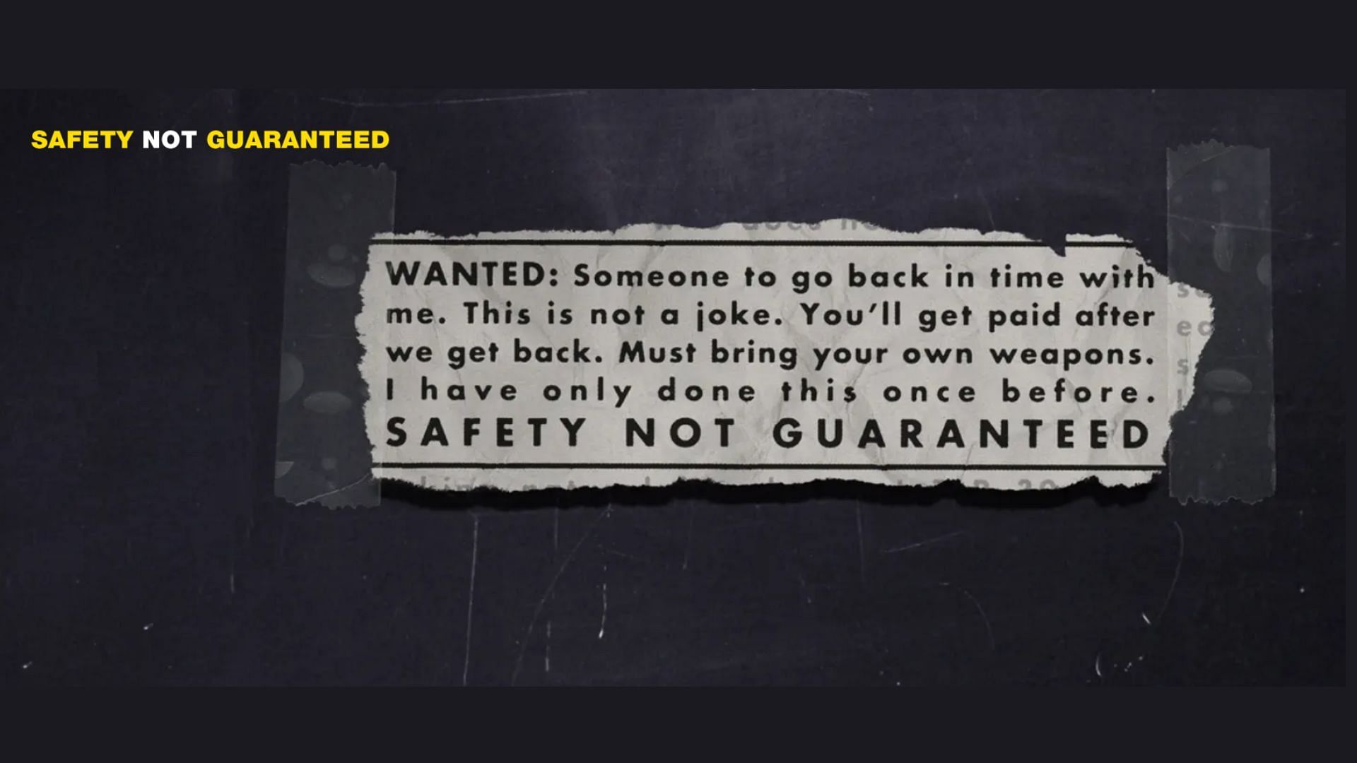 Safety Not Guaranteed uses time travel to explore personal growth (Image via Apple TV+)