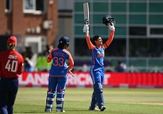 Smriti Mandhana smashes maiden ton as India Women post 210-5 in 1st INDW vs ENGW T20I