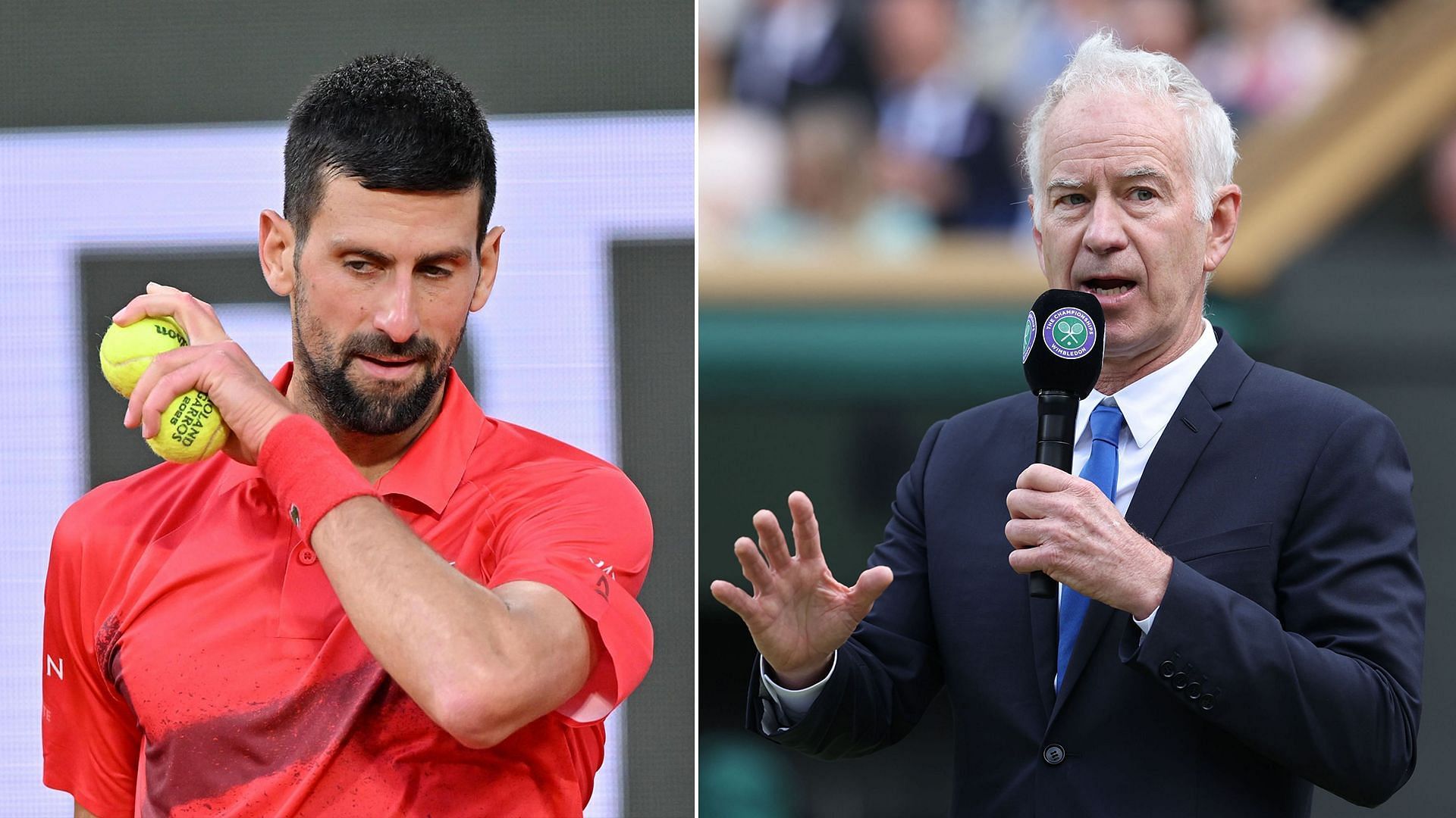 Novak Djokovic John McEnroe