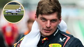 Max Verstappen’s $50,000,000 Falcon 8X private jet takes off from Austria