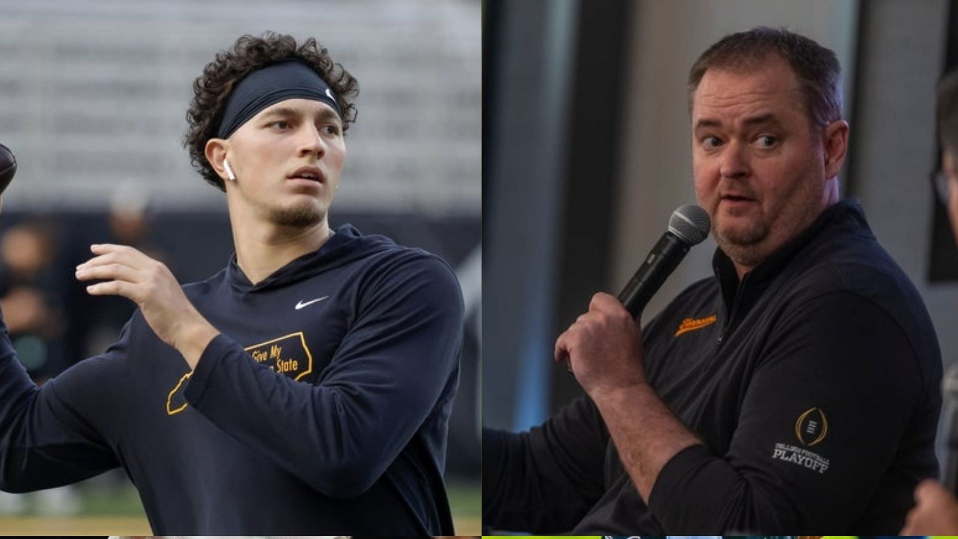 Joey Aguilar and Josh Heupel