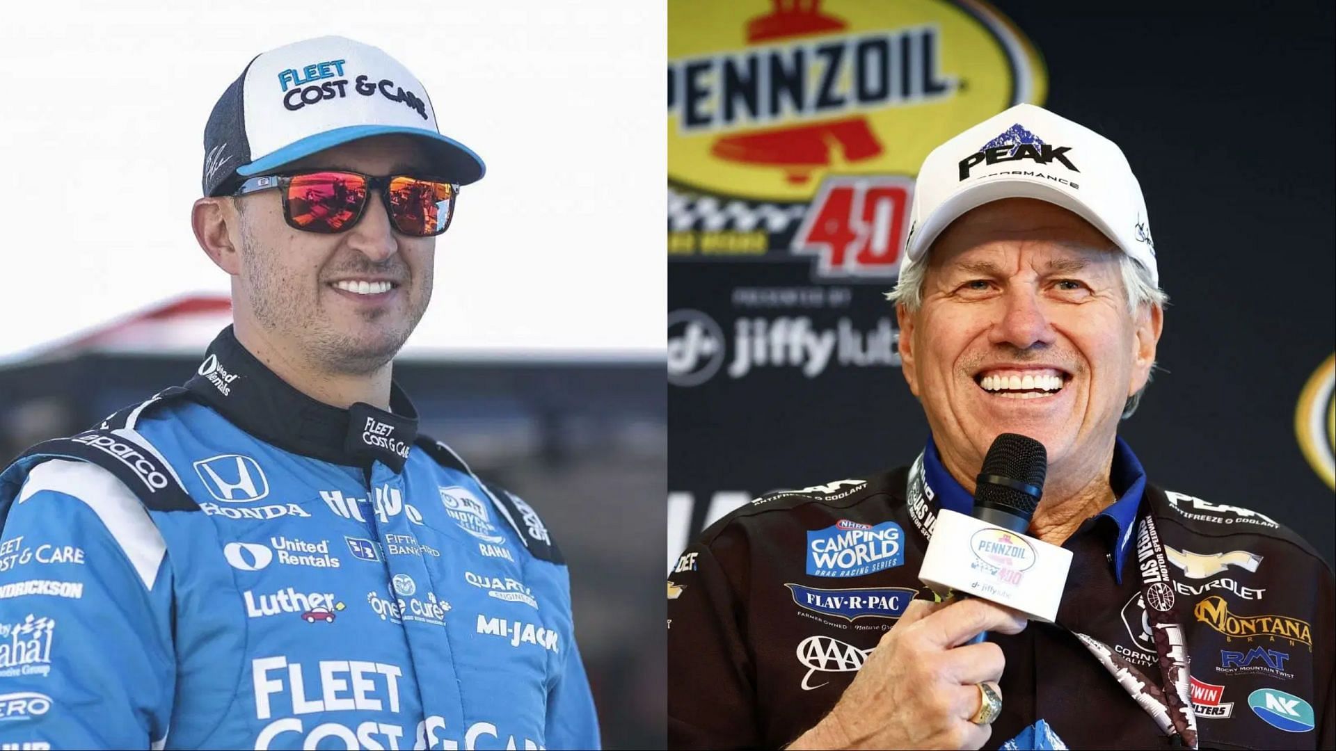 Image Credits: Getty, L: Graham Rahal, R: John Force