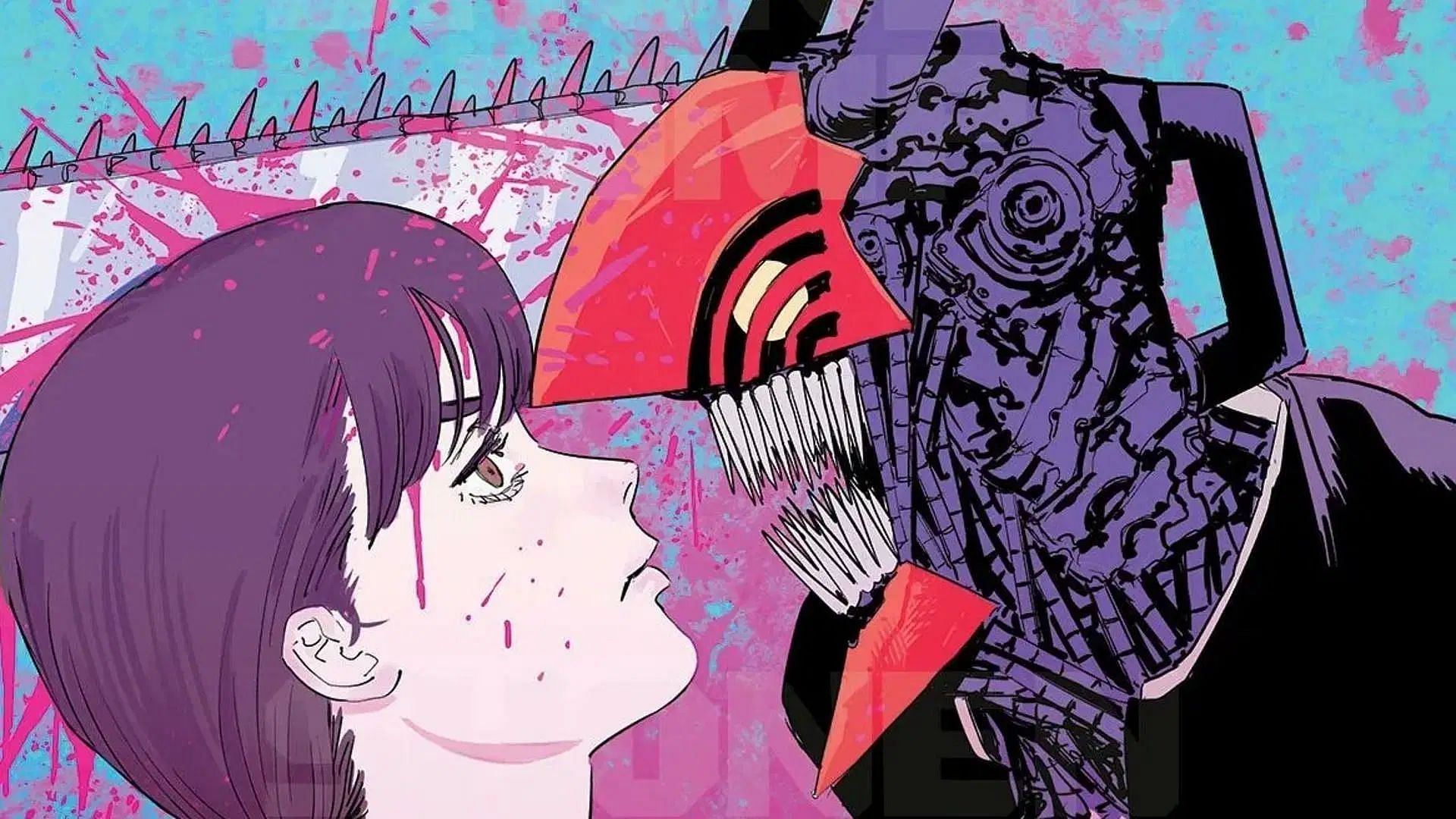 Cyberpunk 2077 inspired fanart of Chainsaw Man