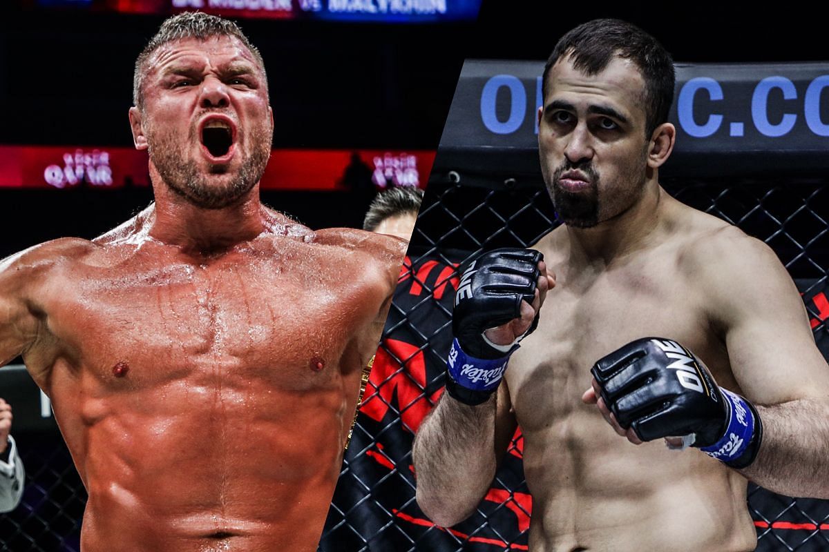 Anatoly Malykhin and Kiril Grishenko - Photo by ONE Championship
