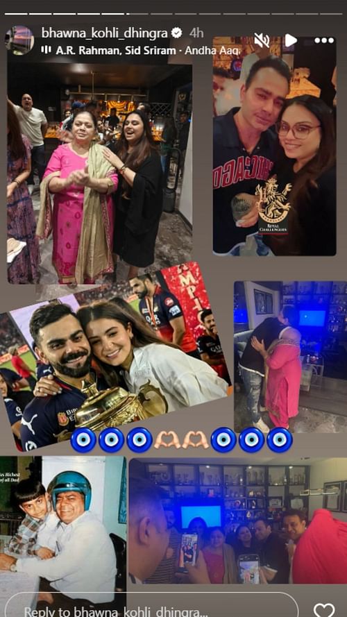 Bhawna Kohli Dhingra's recent Instagram story. (Image courtesy: Bhawna Kohli Dhingra/Instagram)