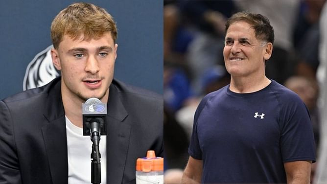 Mark Cuban gives coaching advice to Jason Kidd to let Cooper Flagg handle playmaking duties