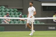 Novak Djokovic at Wimbledon 2025. (Photo: Getty)