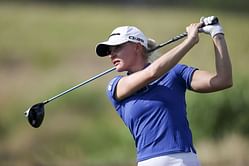 How did Charley Hull perform in the 2025 KPMG Women's PGA Championship, Round 1?