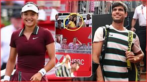 Emma Raducanu makes surprise visit to watch Carlos Alcaraz at Queen's Club days after US Open mixed doubles announcement