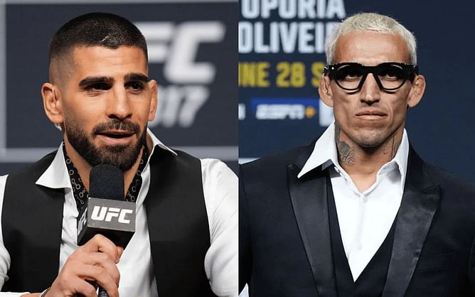 Ilia Topuria issues ice-cold reaction to Charles Oliveira seemingly promising his infant son title victory at UFC 317