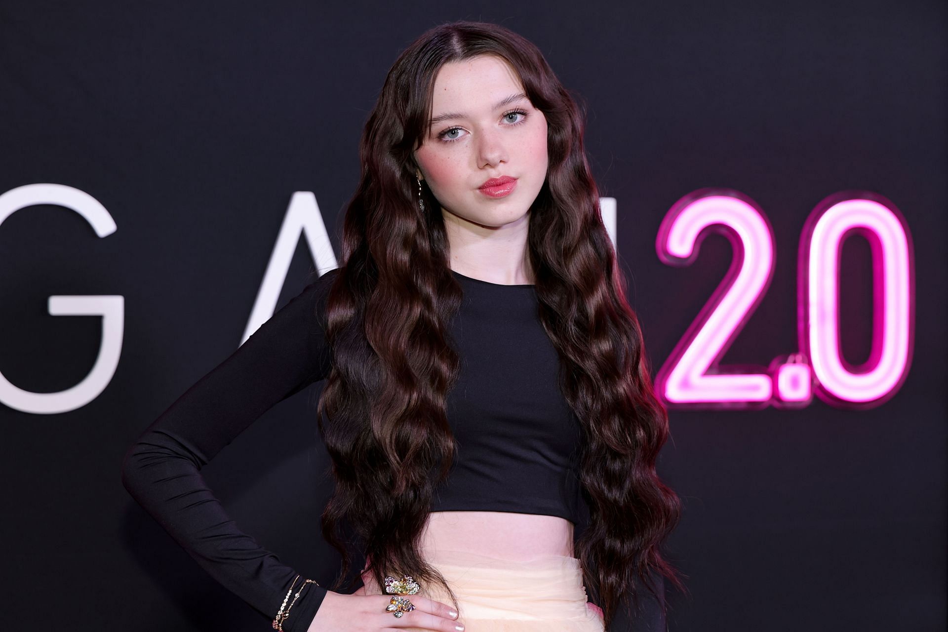 Violet McGraw at M3GAN 2.0 New York City Premiere (Source: Getty)