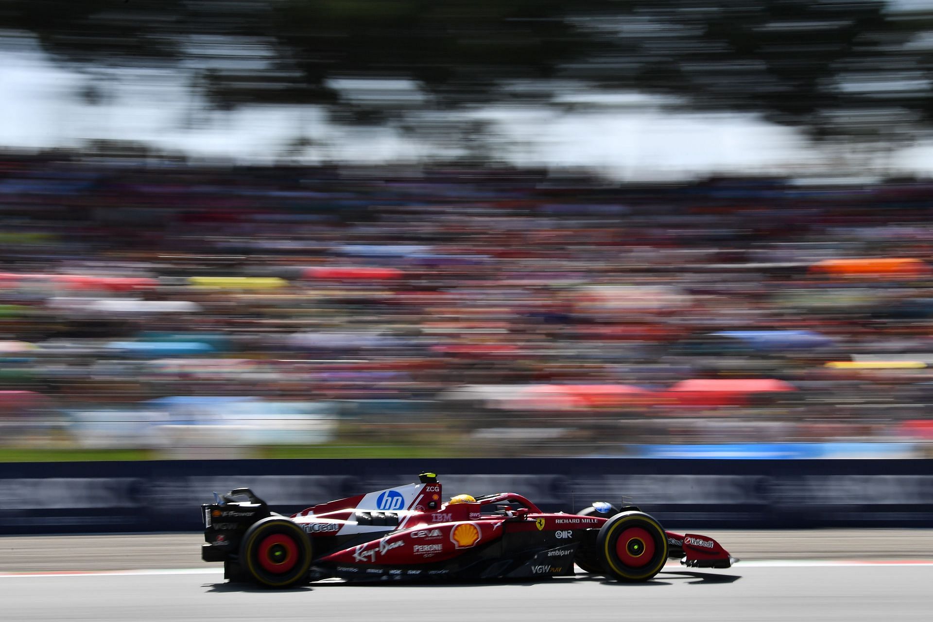 Lewis Hamilton at the F1 Grand Prix of Spain - Source: Getty