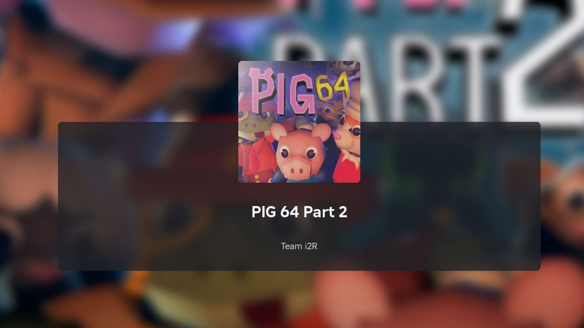 The Pig 64 Part 2 has arrived on Roblox (Image via Roblox)