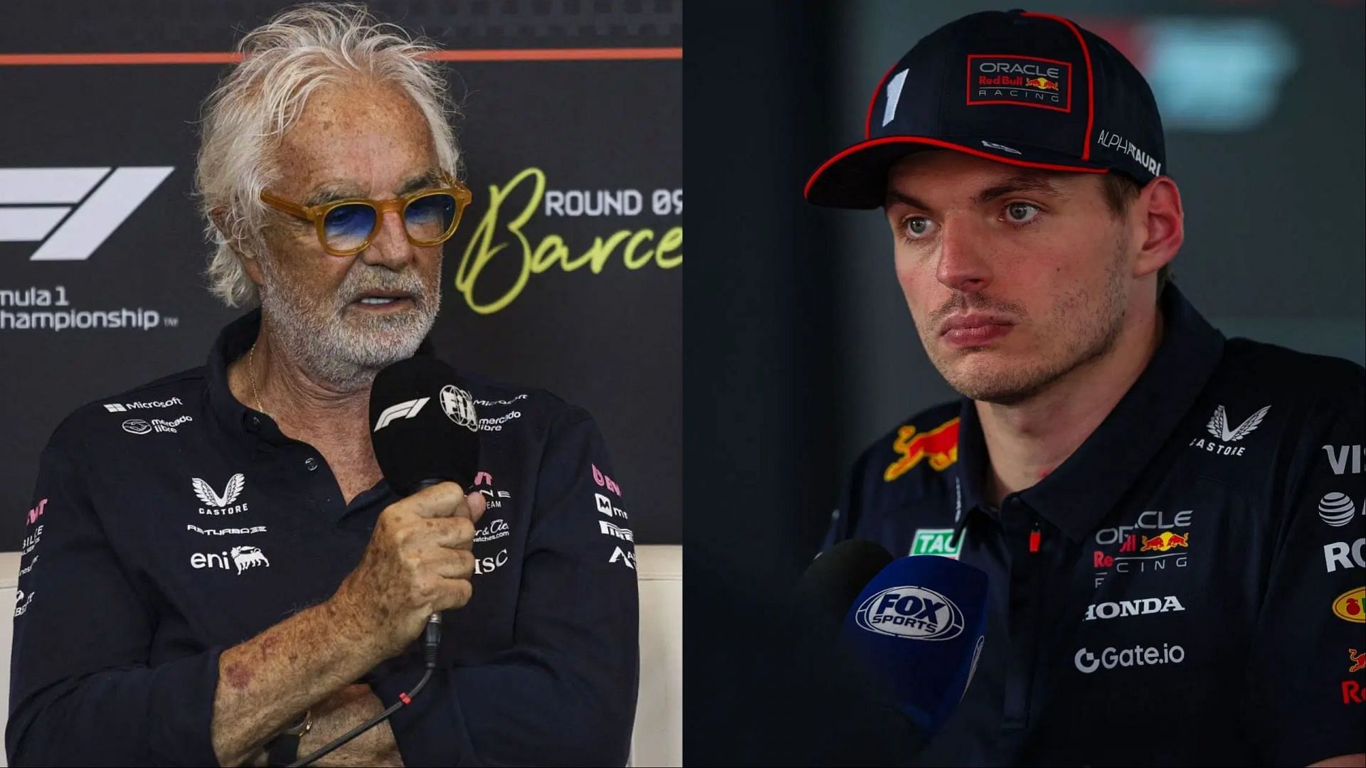 Image Credits: Getty, L: Flavio Briatore; R: Max Verstappen