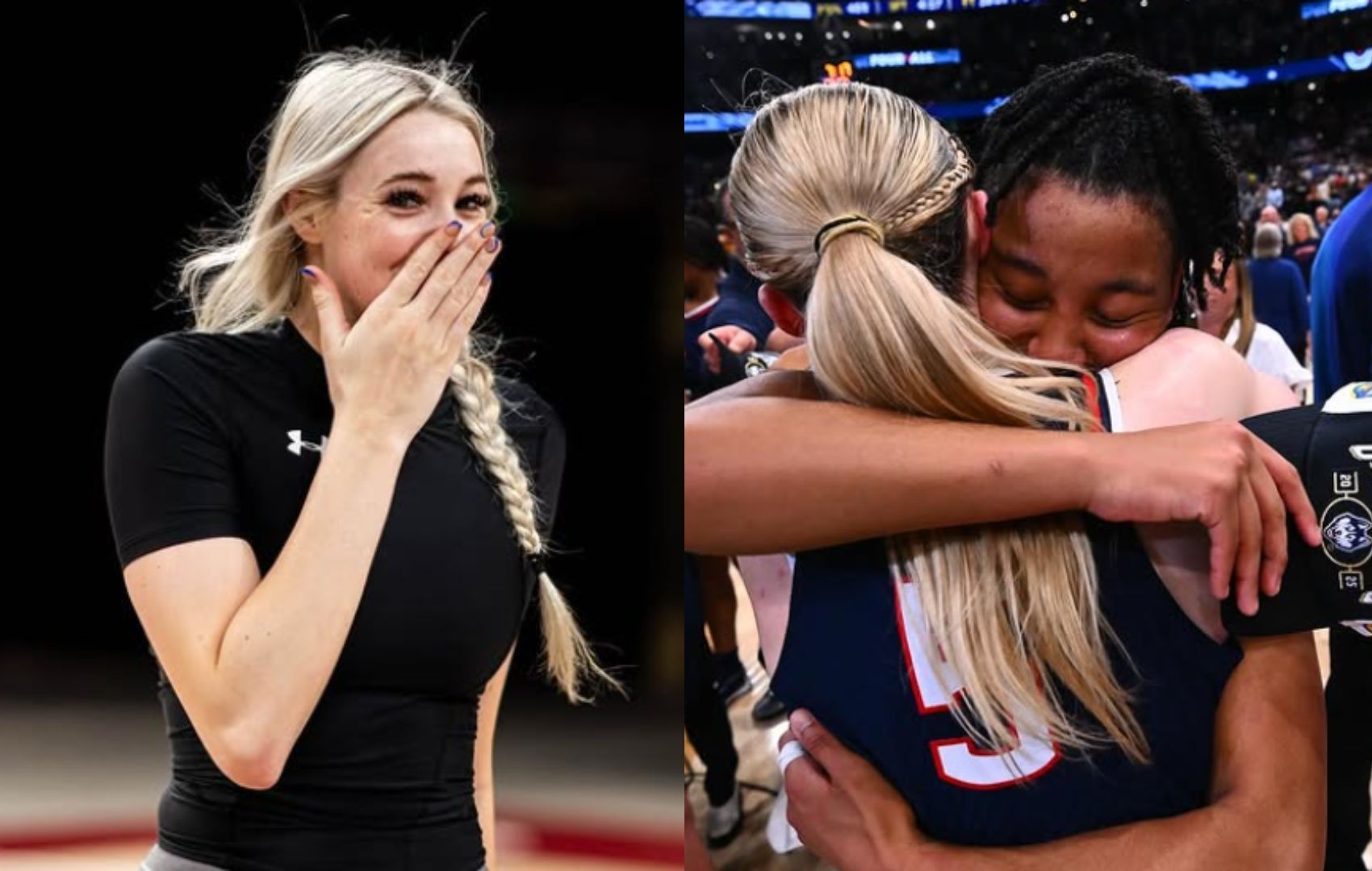 Months after national championship game, rivals Chloe Kitts and KK Arnold team up for special Overtime collab