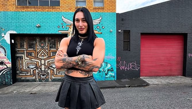 Rhea Ripley was spotted backstage with WWE's newest tag team