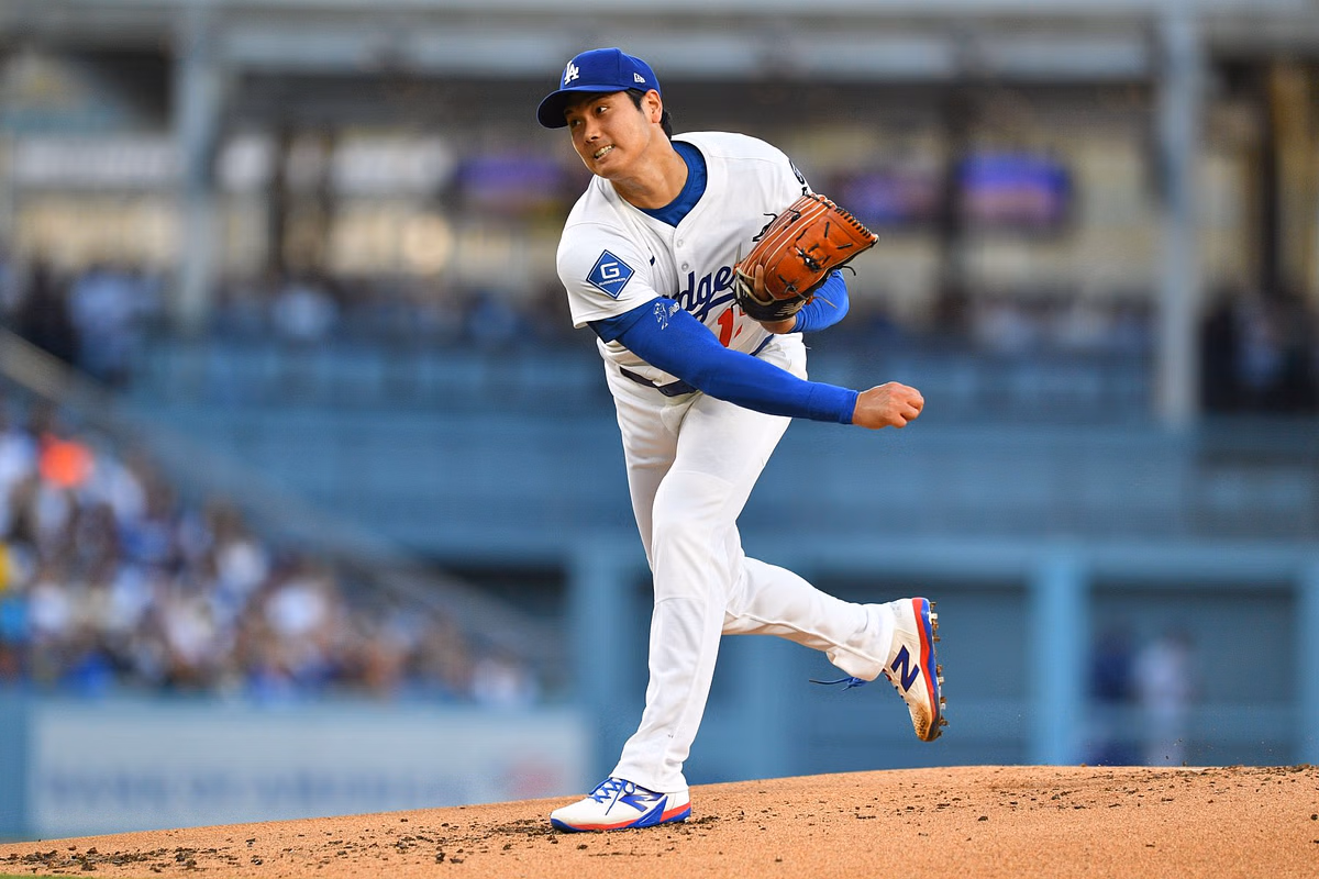 Shohei Ohtani pitching stats today vs Padres