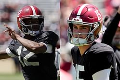 "Keelon Russell is going to make life very very hard on Ty Simpson" - Nick Saban's ex-Alabama star predicts winner of QB1 battle