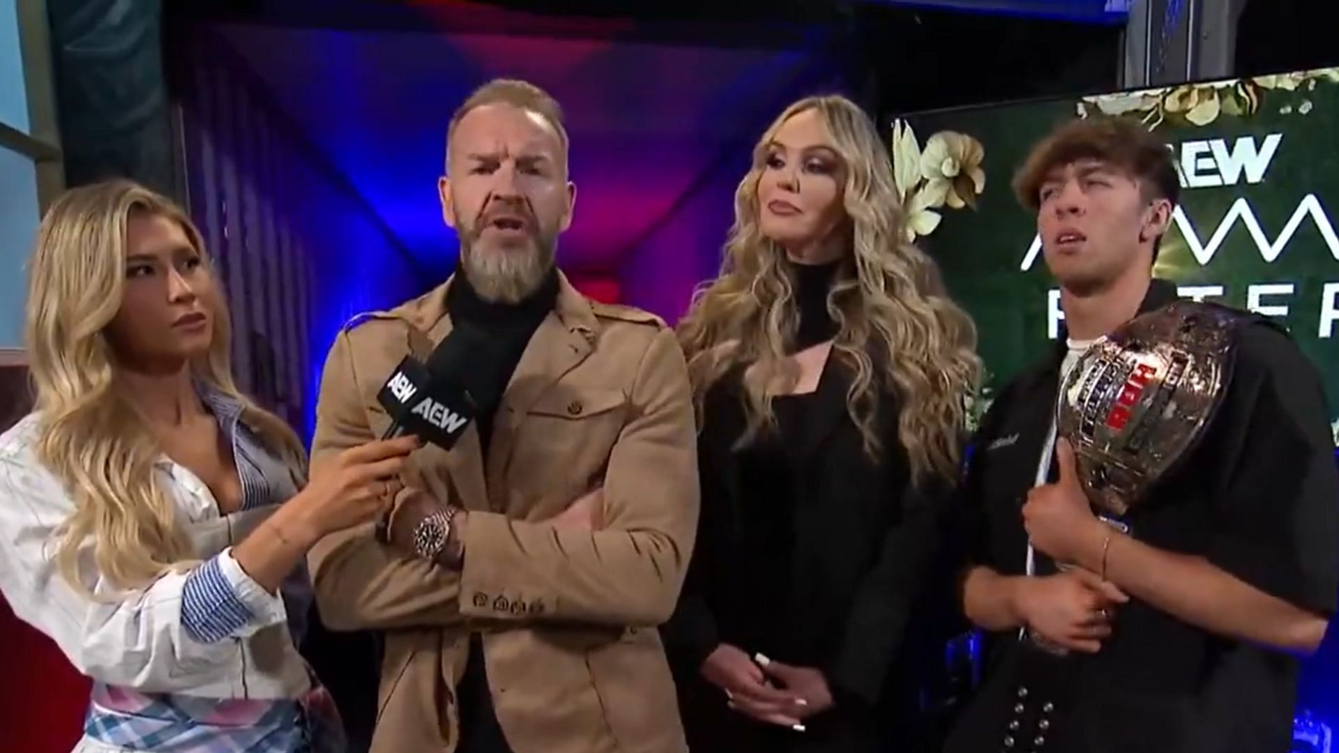 Christian Cage with the Patriarchy. (Image credits: AEW Twitter page)