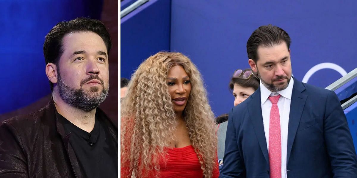 Alexis Ohanian (left), Serena Williams and Alexis Ohanian (right), Sources: Getty