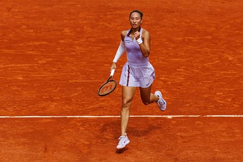 Zheng Qinwen has won 10 straight matches at Roland Garros. (Source: Getty)