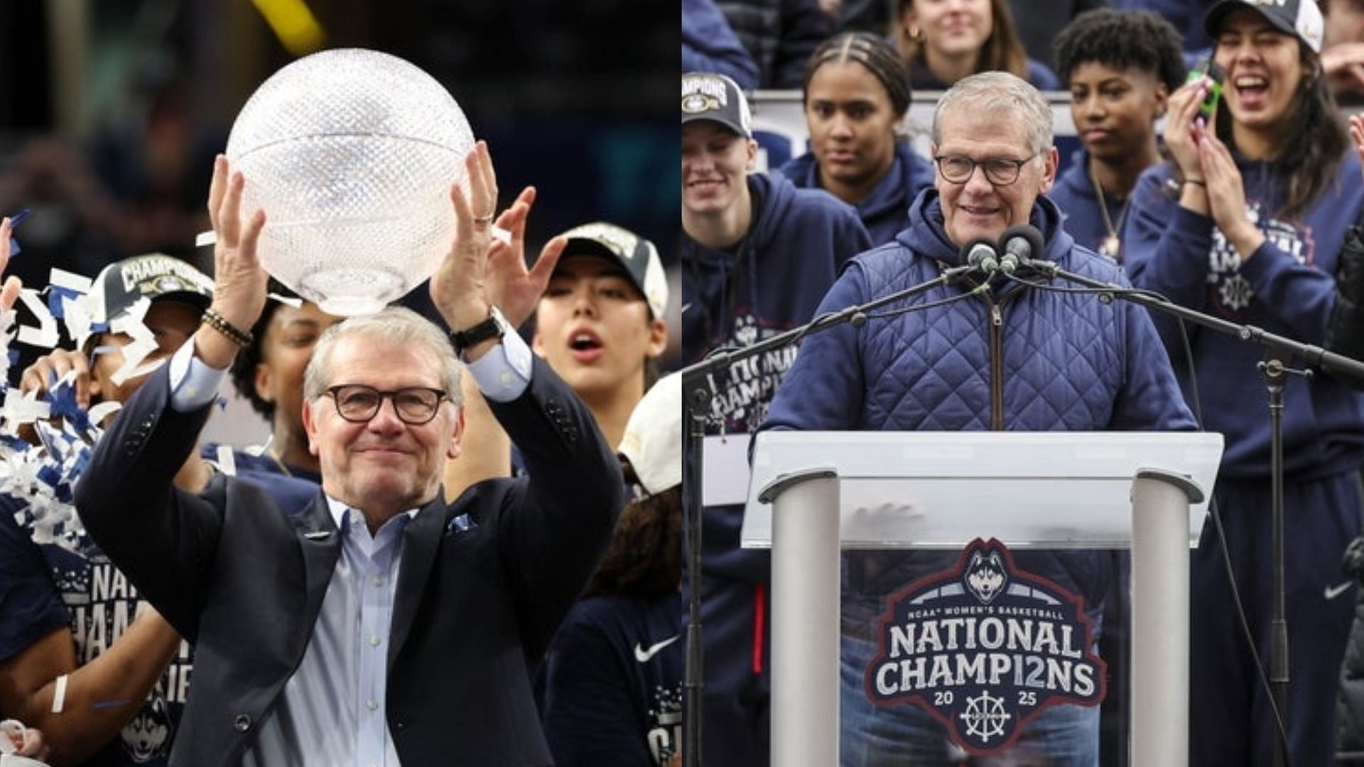 UConn Huskies coach Geno Auriemma
