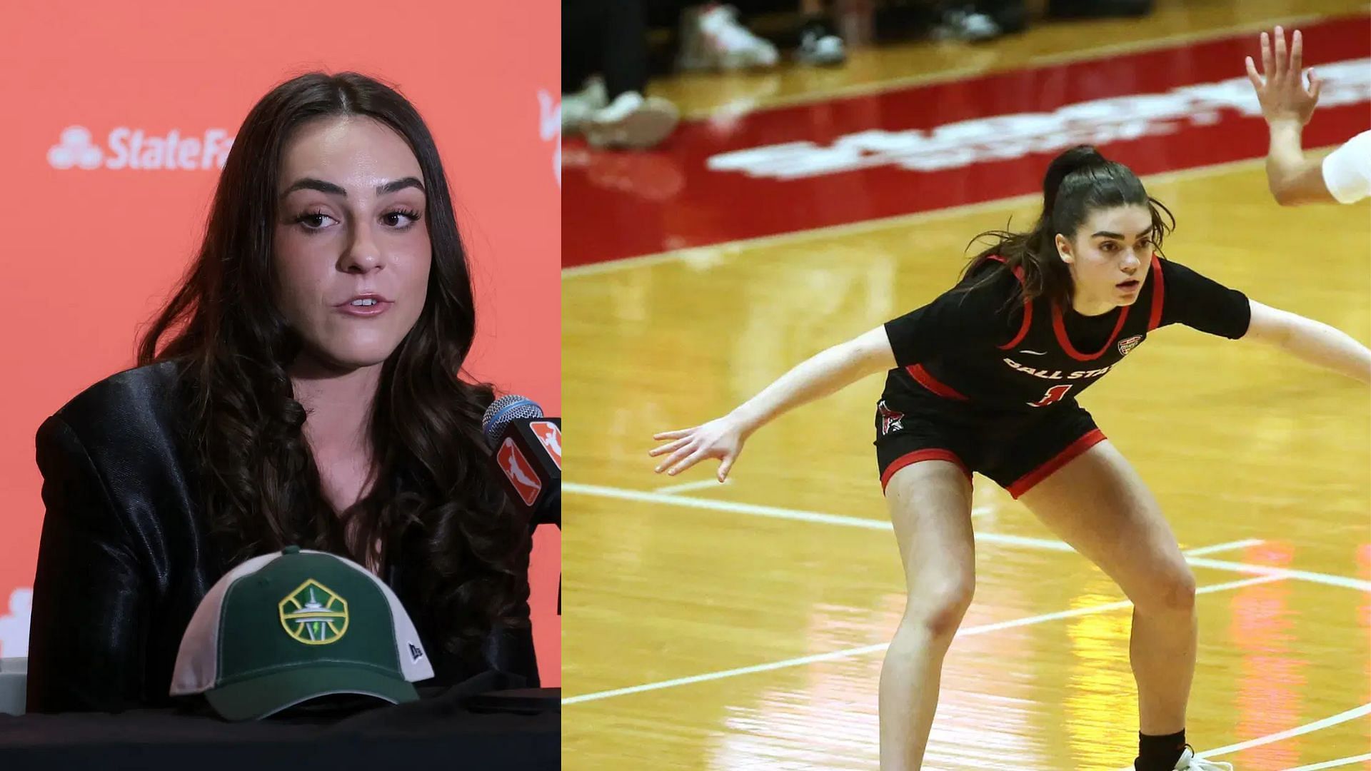 Ex-UConn star Nika Muhl&rsquo;s sister Hana Muhl expresses gratitude for meeting Manhattan coach Sara Mitchell - Image source: Image via Imagn