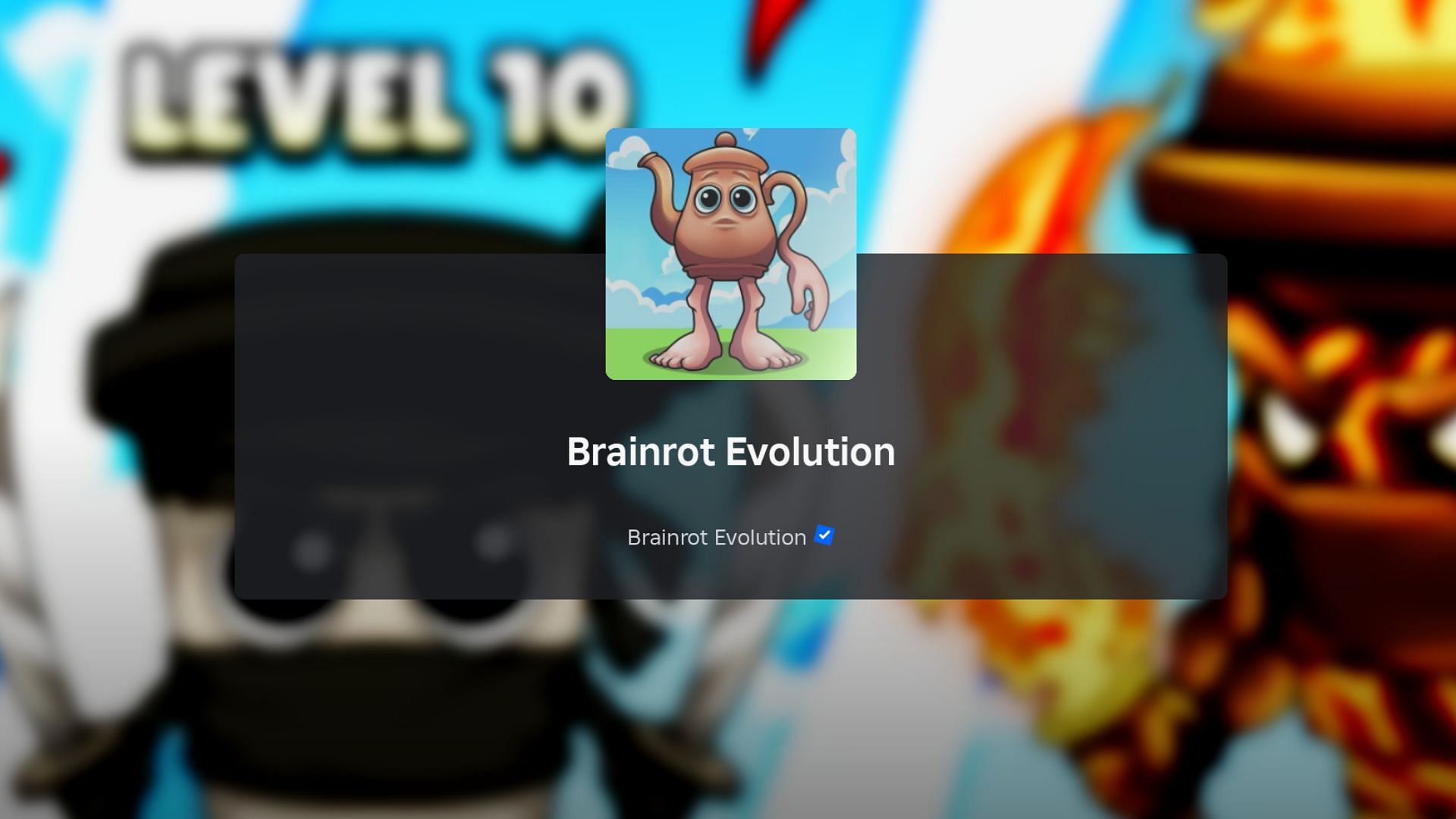 Brainrot Evolution loading screen