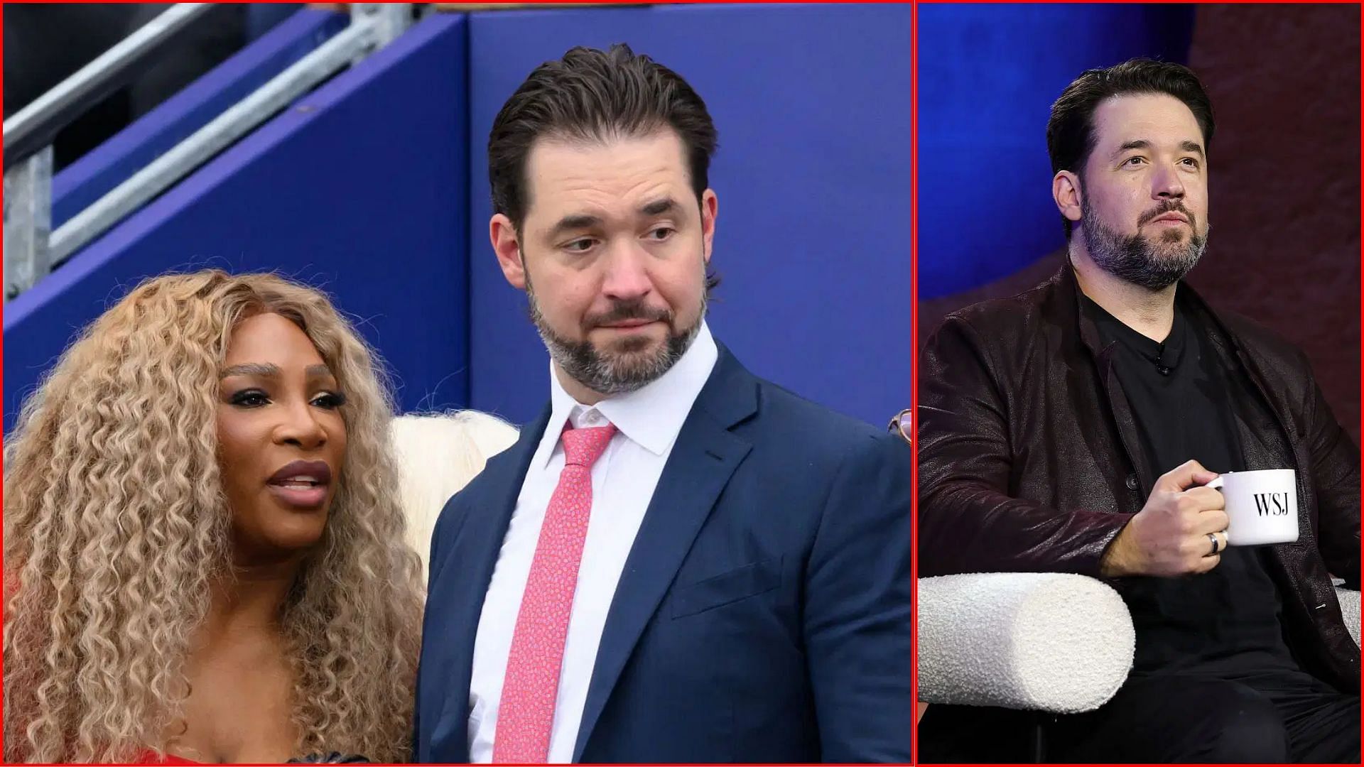 Serena Williams and Alexis Ohanian (Images via GETTY)