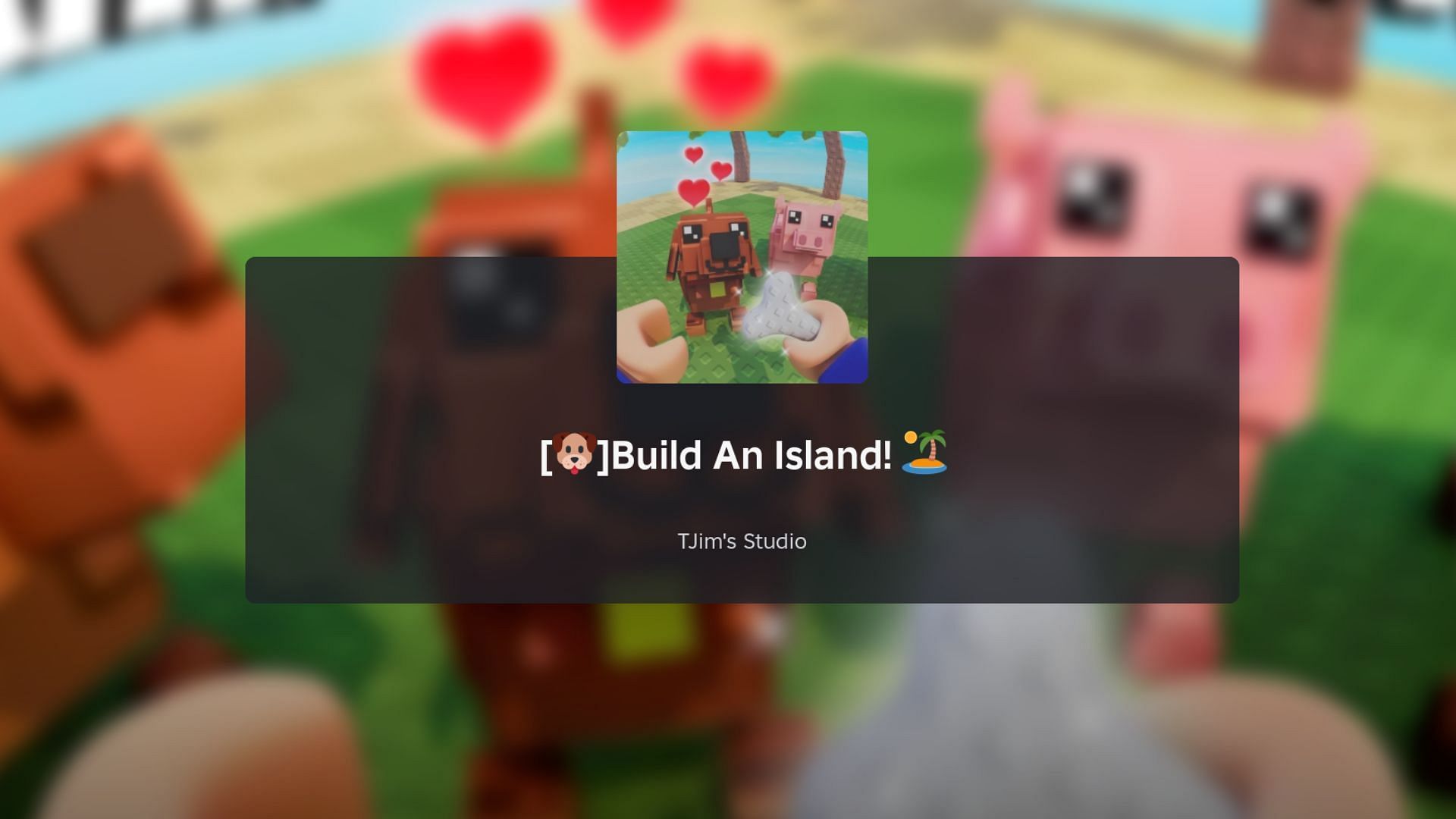 Build an Island loading screen