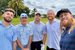 George Kittle drops 4-word message as 49ers TE enjoys golfing with Kyle Juszczyk and Ricky Pearsall in Panama