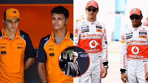 Damon Hill drops 5-word reaction to eerie resemblance of the Lando Norris-Oscar Piastri crash with the Lewis Hamilton-Jenson Button collision in 2011