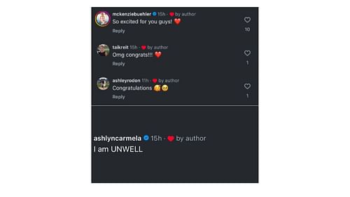 Wives of MLB stars sent their congratulations to the Garrett and Rachel (rachelcrochet_)/Instagram)