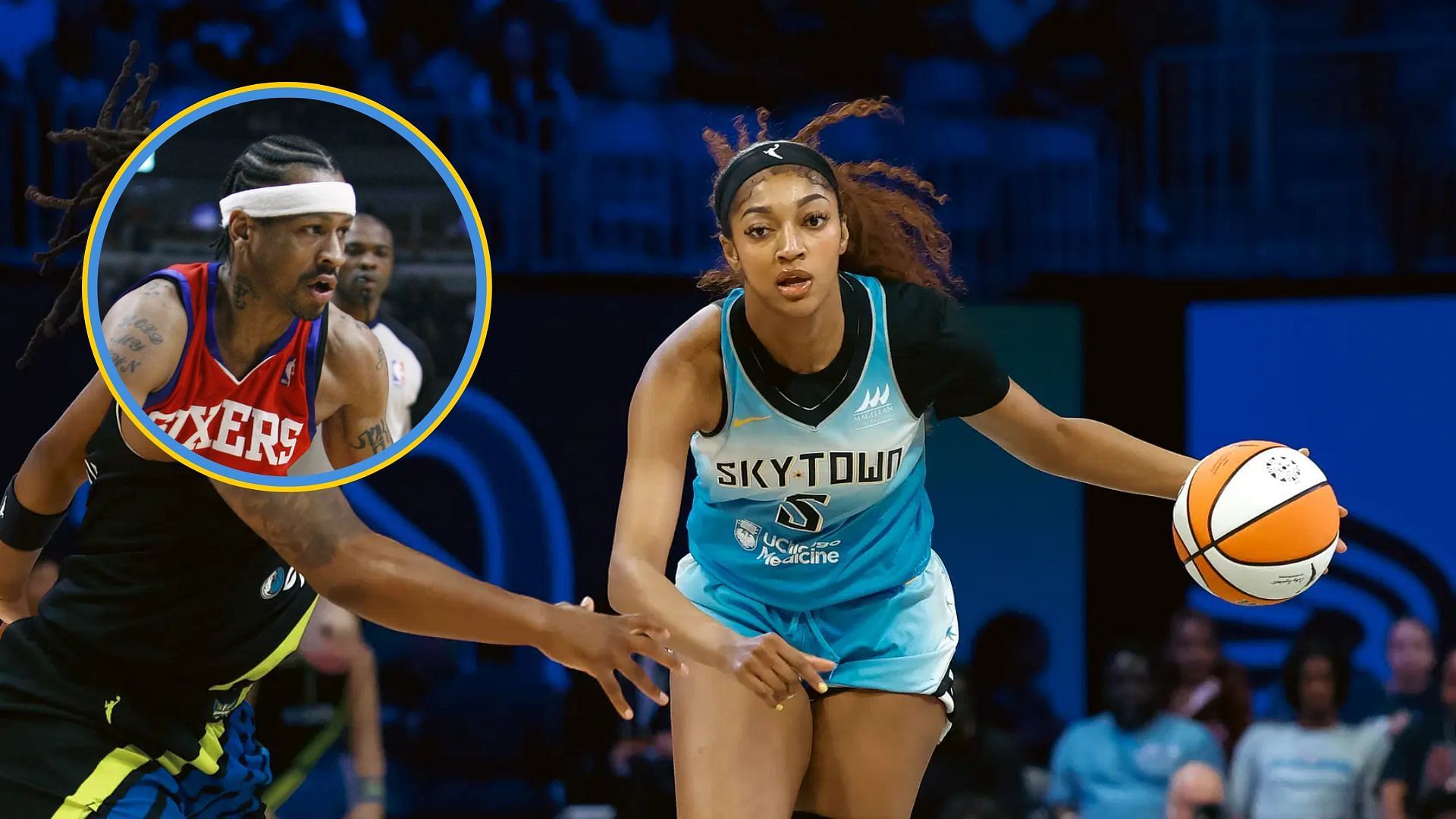 Angel Reese reminds Allen Iverson of his own rebellious spirit. (Photos: IMAGN)
