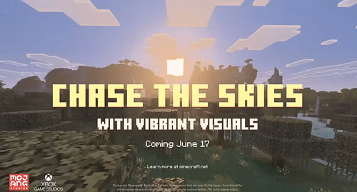 Chase the Skies arrives on June 17,2025 (Image via Mojang Studios)