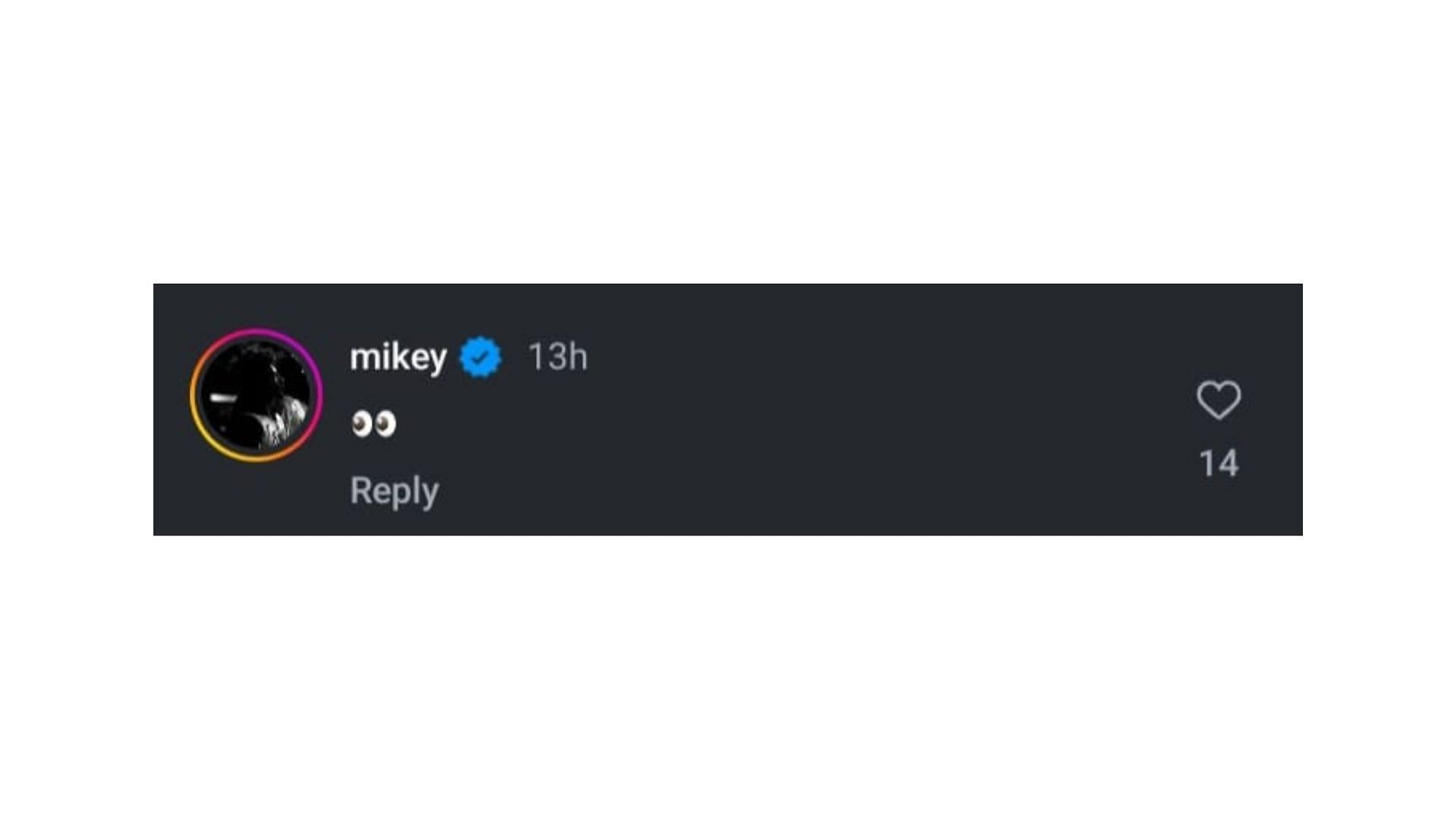 Mikey Williams&#039; comment on Kaleena Smith&#039;s post